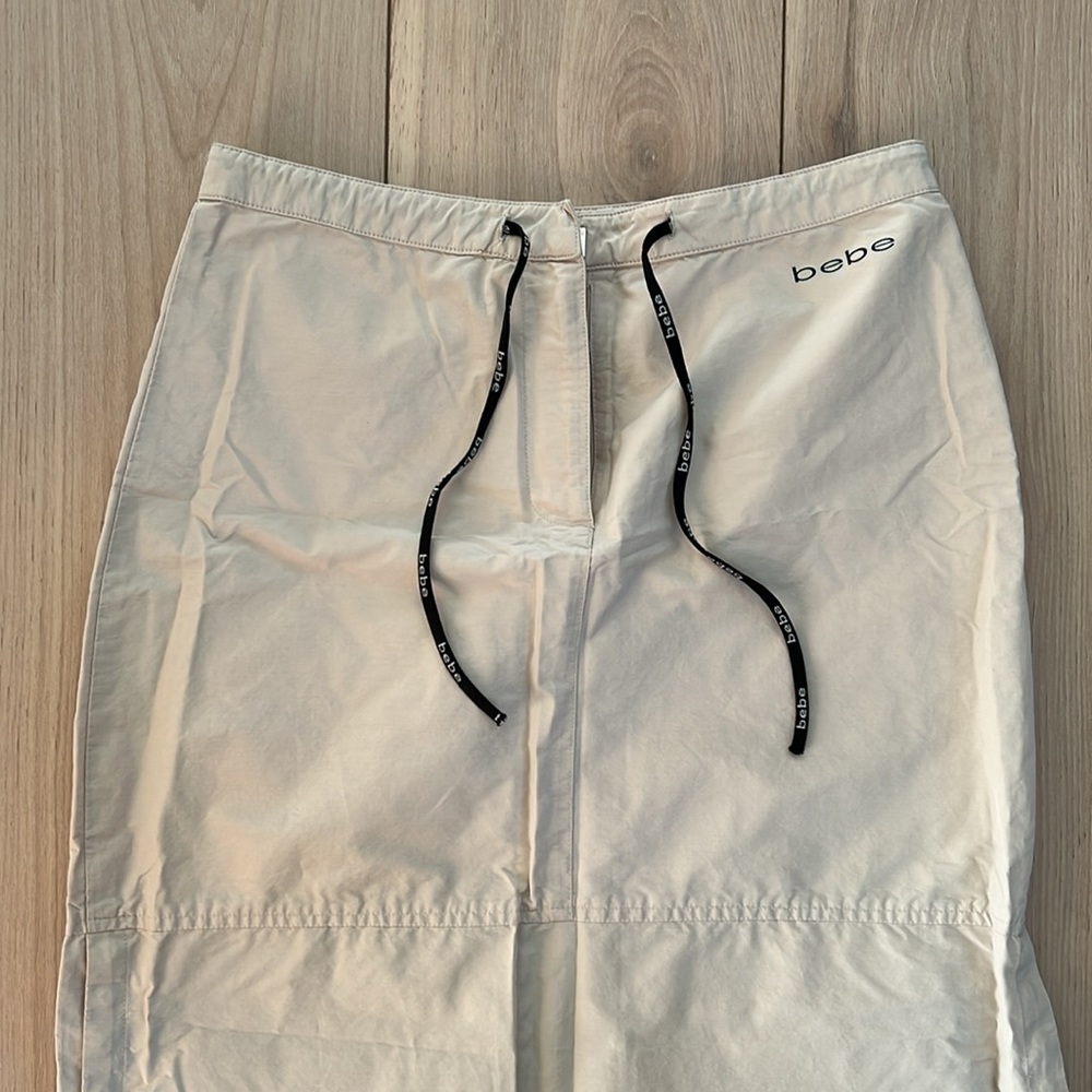 Y2K Bebe Sport Long Maxi Cargo Skirt - Picture 2 of 10